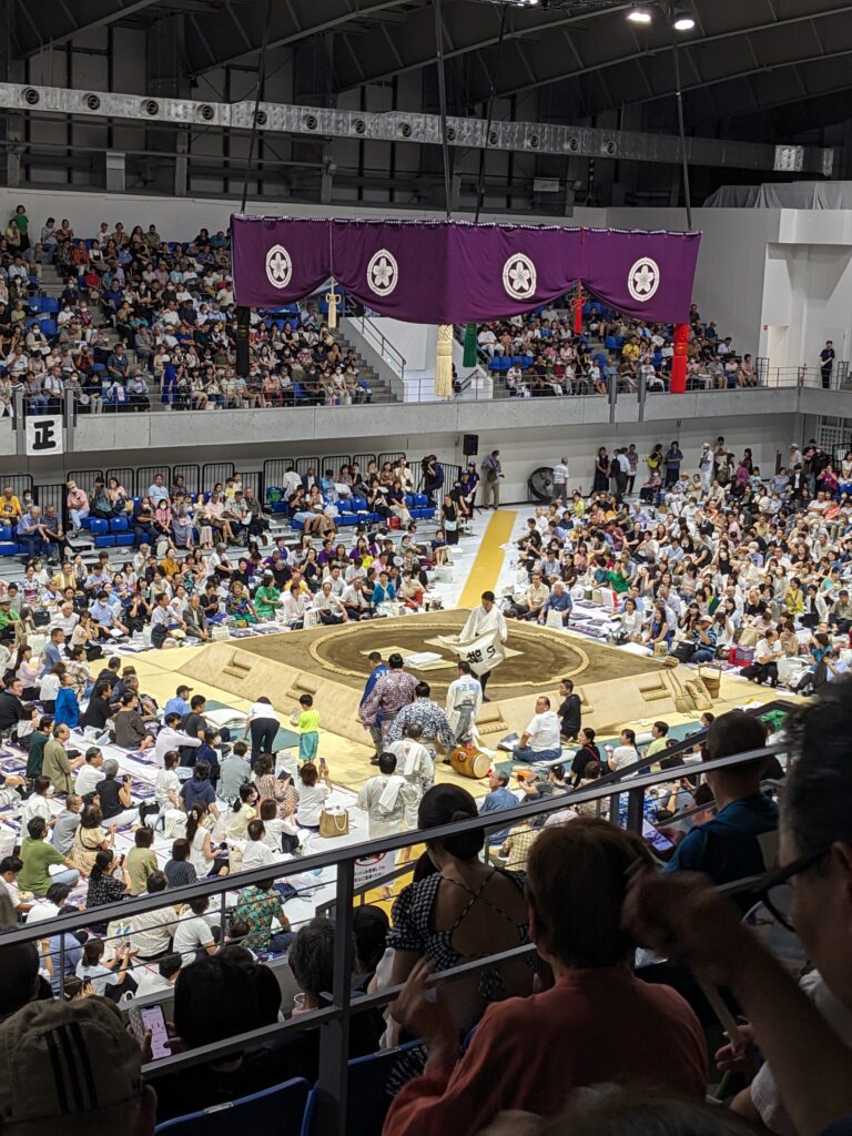 令和6年夏巡業 立川立飛場所-2階席