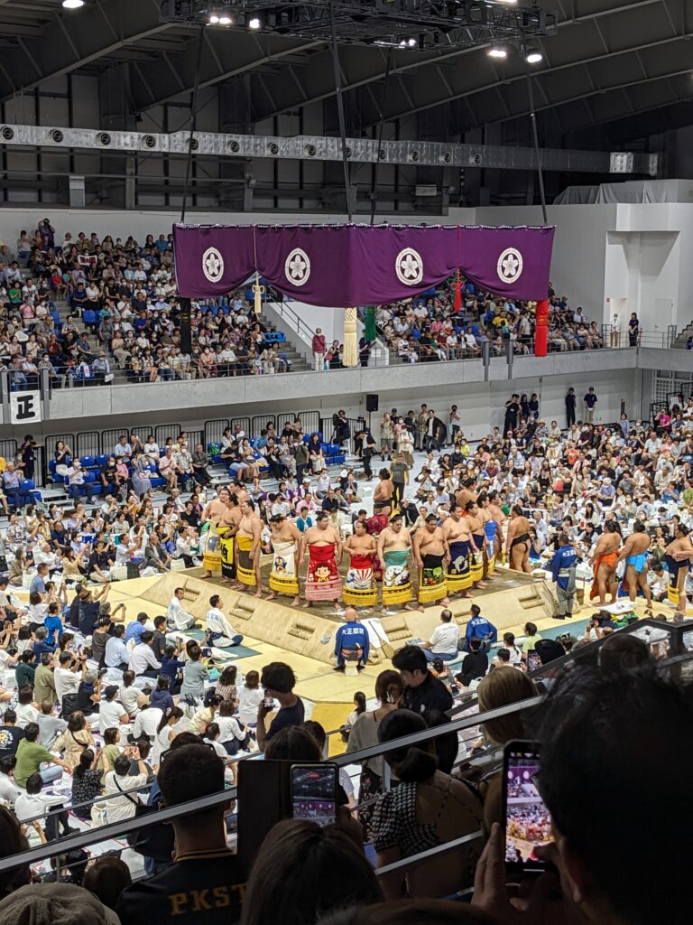 令和6年夏巡業 立川立飛場所-土俵入り